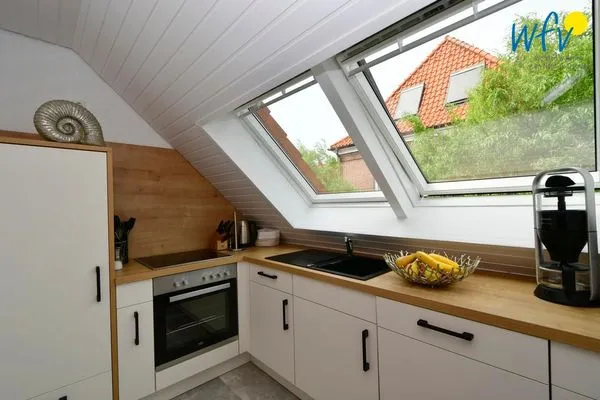 Küche / Küchenzeile Haus Inselparadies Ferienwohnung Großer Vogelsand