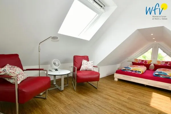 Schlafzimmer Haus Inselparadies Ferienwohnung Großer Vogelsand