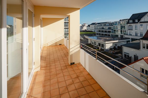  Haus Meeresbrandung Wohnung 21  - Balkon