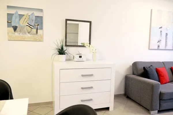 Wohnzimmer  Strandstr. 6, Whg. 1