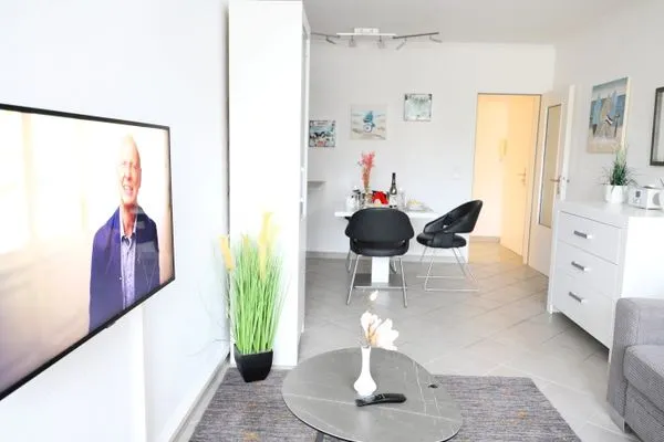 Wohnzimmer  Strandstr. 6, Whg. 1