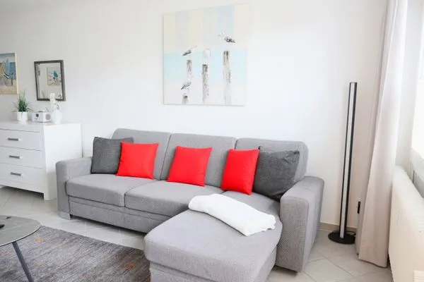 Wohnzimmer  Strandstr. 6, Whg. 1