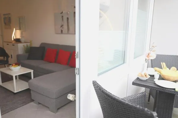 Balkon  Strandstr. 6, Whg. 1