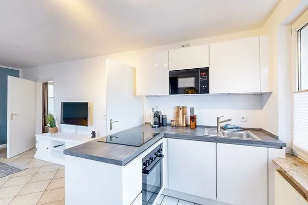 Küche / Küchenzeile  Meerhafen - mit eigenem Strandkorb im Herzen vom Niendorfer Hafen