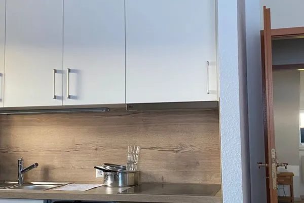 Küche / Küchenzeile  Hus op de Wurth Ferienwohnung Seeblick