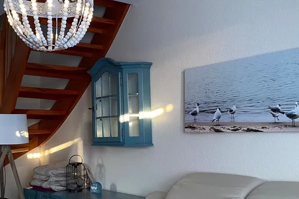 Wohnzimmer  Hus op de Wurth Ferienwohnung Seeblick