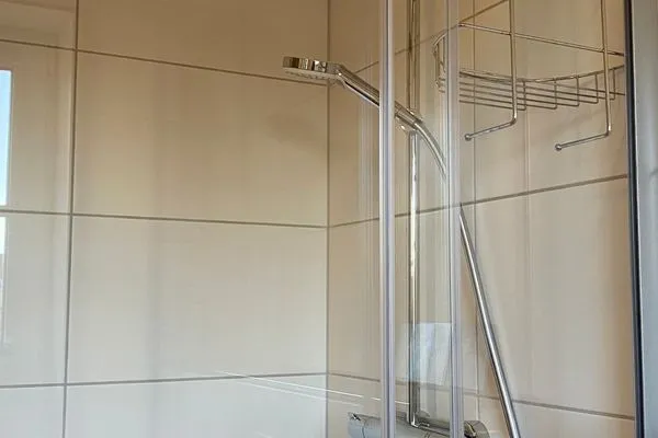 Badezimmer  Hus op de Wurth Ferienwohnung Seeblick