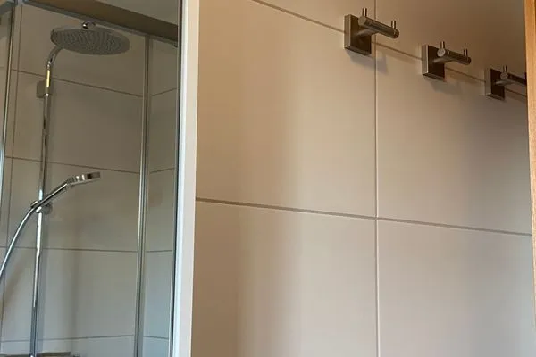 Badezimmer  Hus op de Wurth Ferienwohnung Seeblick