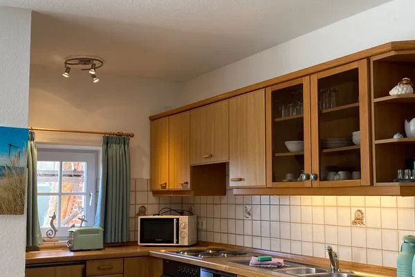 Küche / Küchenzeile  Hus op de Wurth Ferienwohnung 17