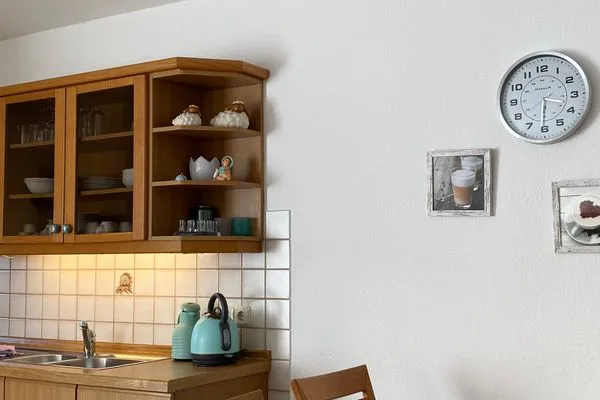 Küche / Küchenzeile  Hus op de Wurth Ferienwohnung 17