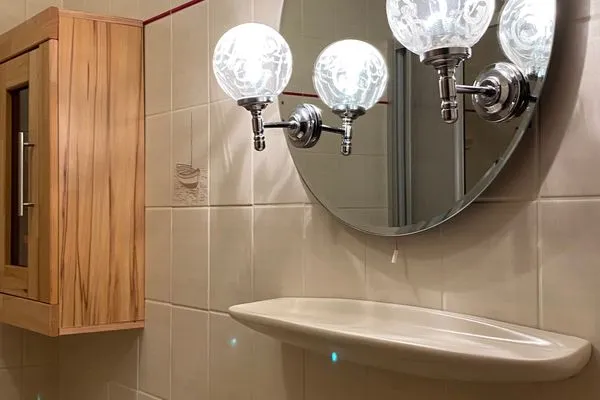 Badezimmer  Hus op de Wurth Ferienwohnung 7