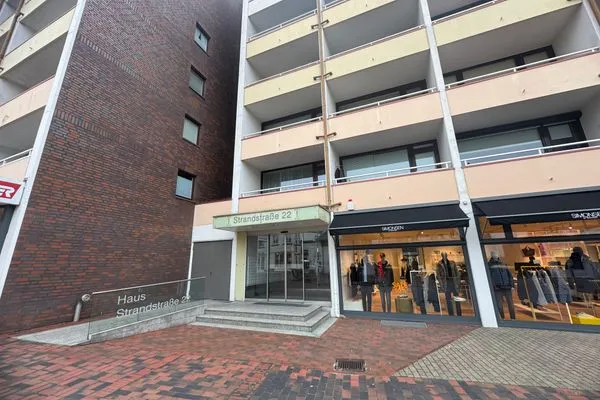 Fassade / Eingang Ferienwohnung im Haus Strandstr.22 Strandnah Nordstern - App.72