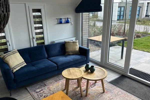  Marina Strandbad Chalet IJsselNest mit Zaun Haus Nr. 416