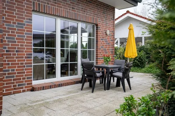 Terrasse  (BIR9a) Ferienwohnung Vahle 1