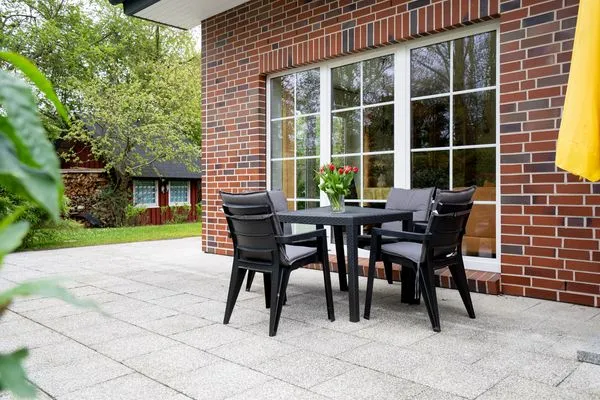 Terrasse  (BIR9b) Ferienwohnung Vahle 2