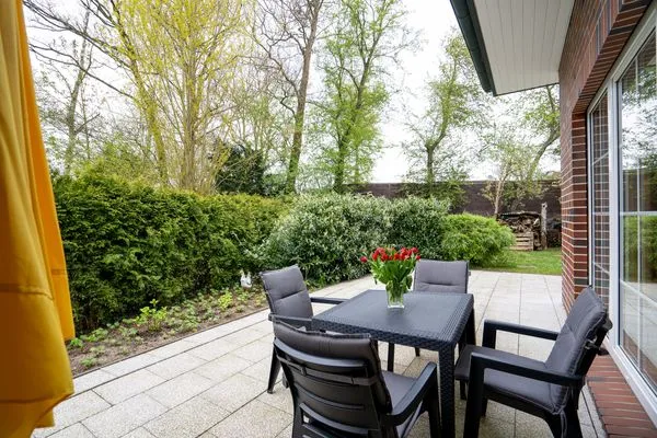 Terrasse  (BIR9b) Ferienwohnung Vahle 2