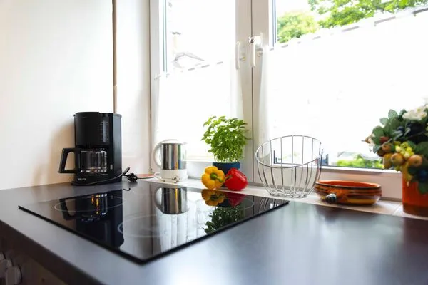 Küche / Küchenzeile  (PAR1c) Ferienwohnung "Weßling"