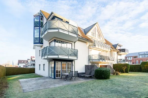 Terrasse  Ferienwohnung "Möwensand"