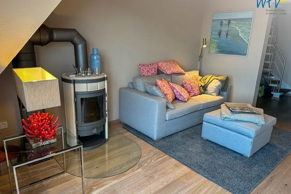 Wohnzimmer Haus Ebbe und Flut Ferienwohnung 2