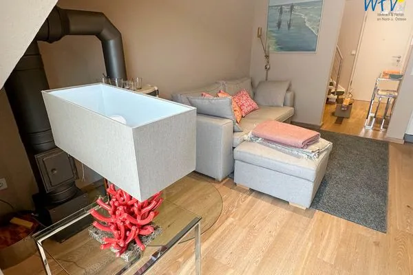 Wohnzimmer Haus Ebbe und Flut Ferienwohnung 2