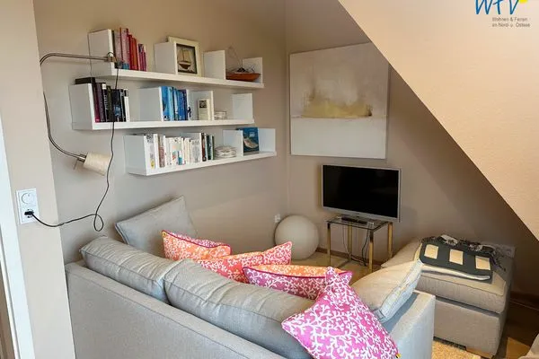 Wohnzimmer Haus Ebbe und Flut Ferienwohnung 2