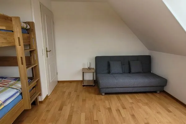 Schlafzimmer Fuhrmannshof Ferienwohnung Amke