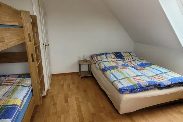 Schlafzimmer Fuhrmannshof Ferienwohnung Amke