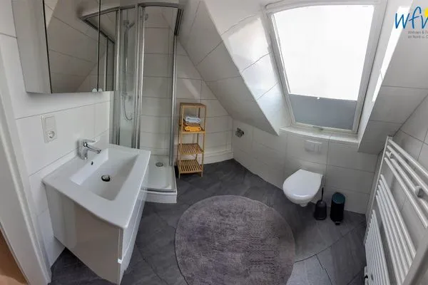 Badezimmer Fuhrmannshof Ferienwohnung Amke