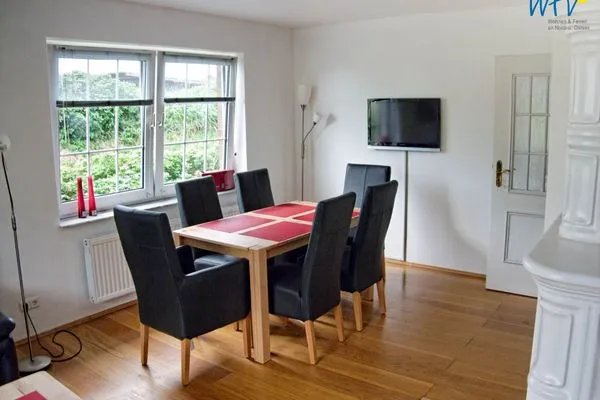 Wohnzimmer Fuhrmannshof Ferienwohnung Cassen