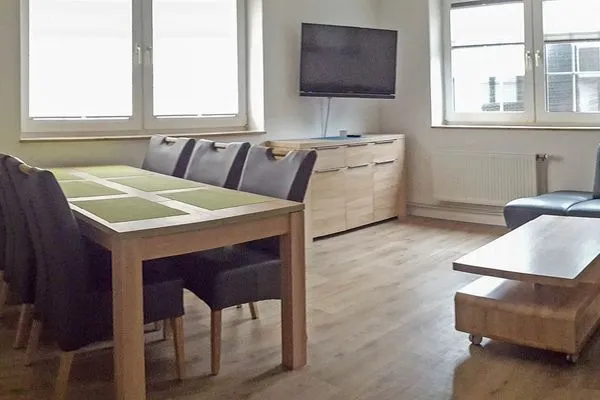 Wohnzimmer Fuhrmannshof Ferienwohnung Frauke