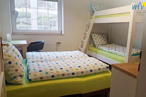 Schlafzimmer Fuhrmannshof Ferienwohnung Frauke