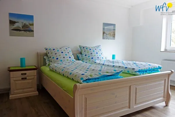 Schlafzimmer Fuhrmannshof Ferienwohnung Frauke