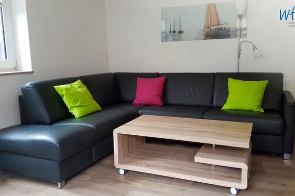 Wohnzimmer Fuhrmannshof Ferienwohnung Frauke