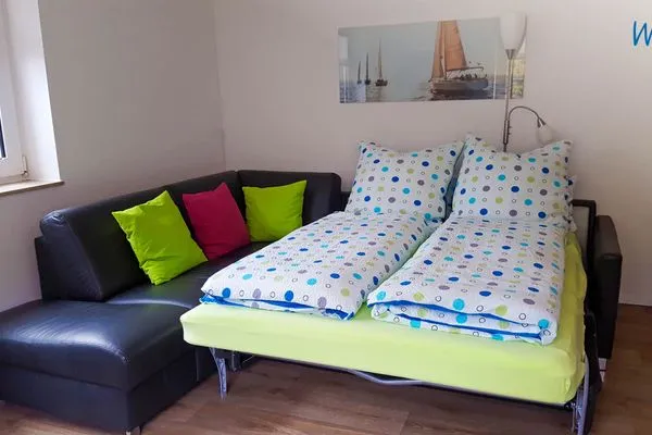 Schlafzimmer Fuhrmannshof Ferienwohnung Frauke