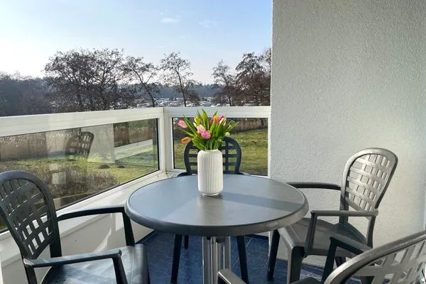 Frische Brise FeWo 01.04 Sahlenburg - Balkon