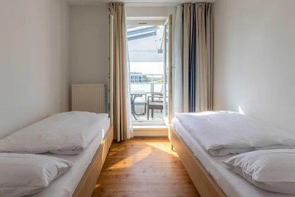 Ferienwohnung Albatros Aparthotel Zingst - zweites Schlafzimmer  Albatros