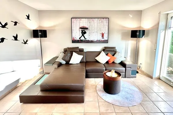 Wohnzimmer Parkresidenz am Hafen Wohnung HF 12 - "Luftsnapper´s"