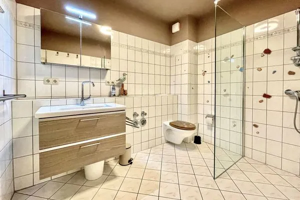 Badezimmer mit Dusche Parkresidenz am Hafen Wohnung HF 12 - "Luftsnapper´s"