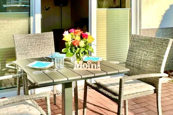 Terrasse Parkresidenz am Hafen Wohnung HF 12 - "Luftsnapper´s"