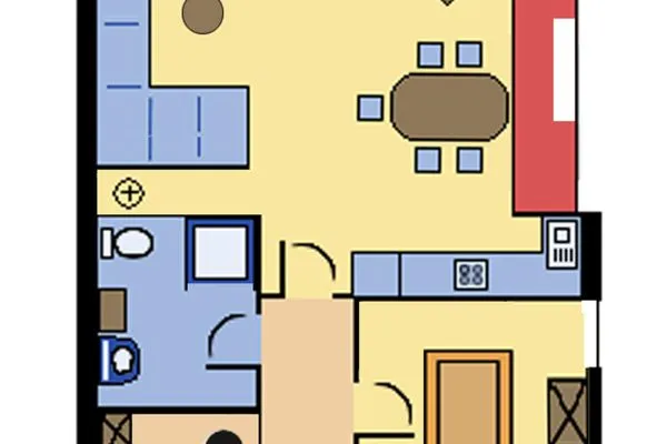 Grundriss Parkresidenz am Hafen Wohnung HF 12 - "Luftsnapper´s"