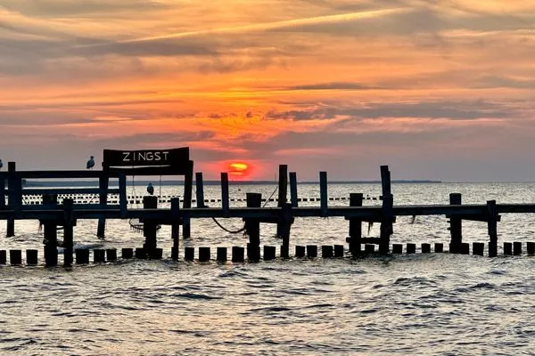 Sonnenuntergang am Strand Parkresidenz am Hafen Wohnung HF 12 - "Luftsnapper´s"