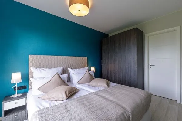 Ferienwohnung Strandnixe Ostseebad Wustrow ZweiWasser Alte Seefahrtschule Schlafzimmer  Strandnixe