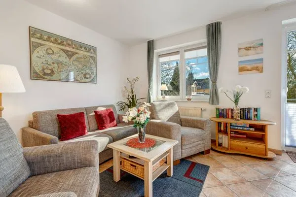 Wohnzimmer  Ostseequartett, Whg.24 S(tr)and-im-Schuh