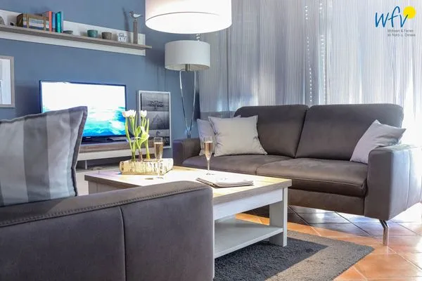 Wohnzimmer Ferienpark Seedorf Fischerhaus - Ferienwohnung 12