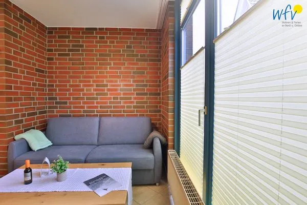 Wohnzimmer Ferienhaus Nikolausstraße 3B Ferienwohnung ,,Inseltraum''