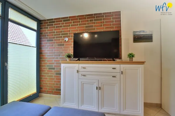 Wohnzimmer Ferienhaus Nikolausstraße 3B Ferienwohnung ,,Inseltraum''