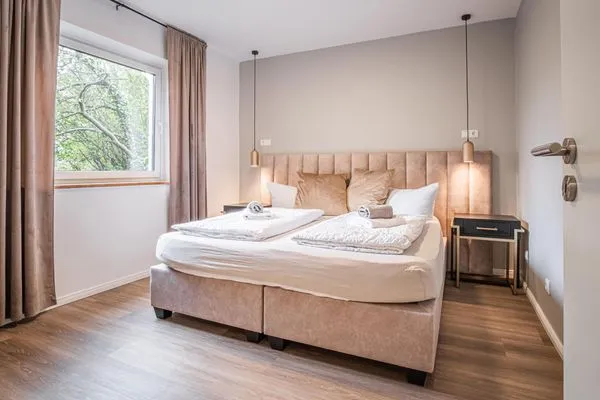Schlafzimmer  Ferienwohnung Ankerplatz Eckernförde