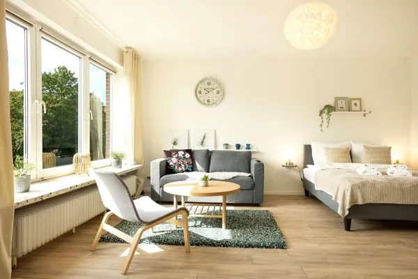 Wohnzimmer  Ferienwohnung Lieblingsplatz Eckernförde