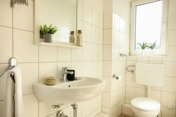 Badezimmer  Ferienwohnung Lieblingsplatz Eckernförde