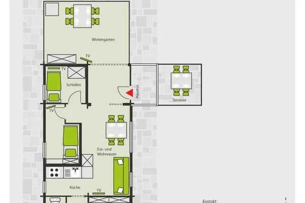 Grundriss  Marlies - Lastering Ferienhäuser & Apartments